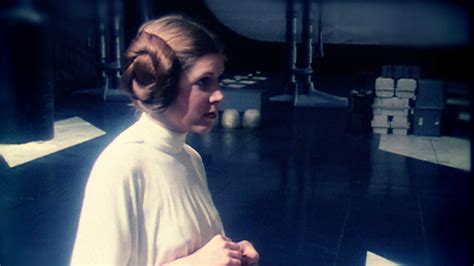Today's a big day, we've got more filming and then Princess Leia .